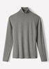 Knit Pullover Fitted Stretch Viscose Mock Neck
