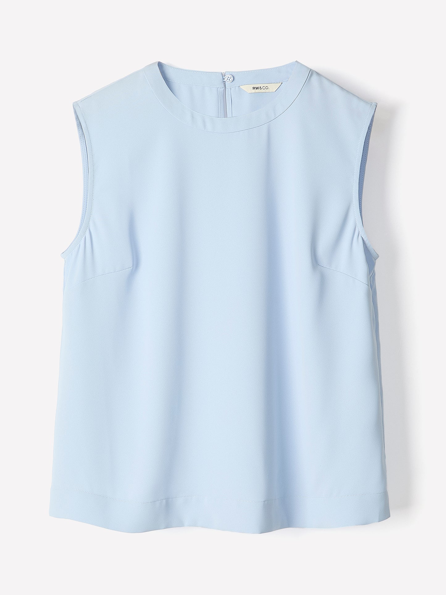 Crew-Neck Luxe Crepe Cami