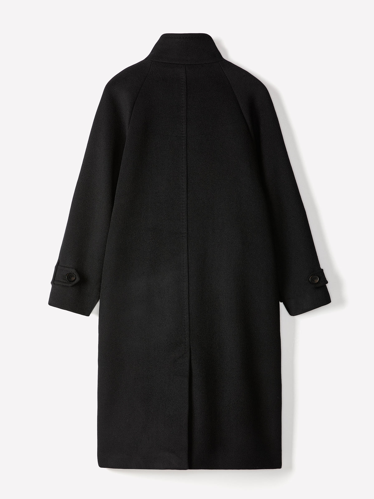 Classic Wool-Blend Double-Breasted Coat