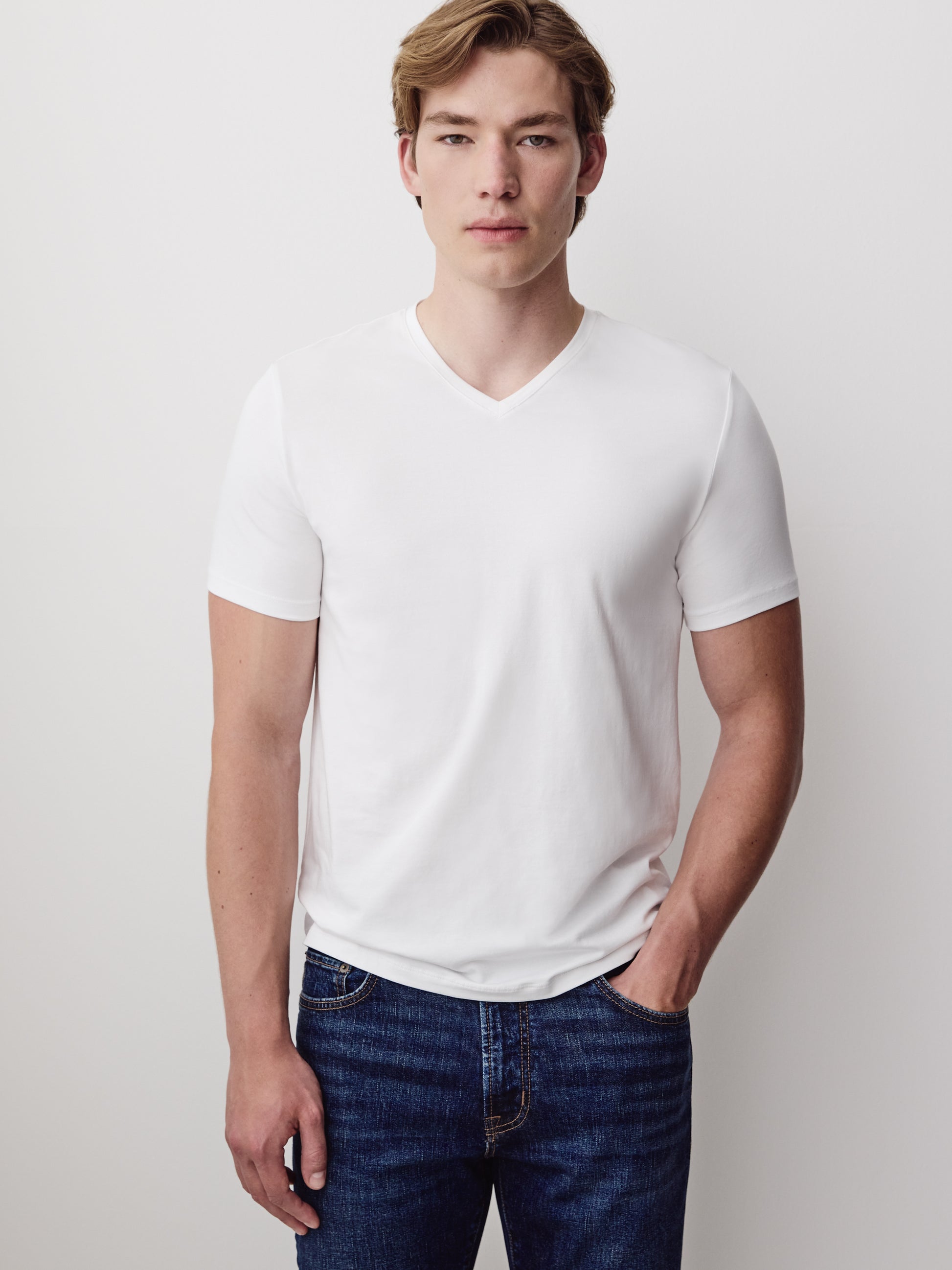 Supima Cotton (R) V-Neck T-shirt