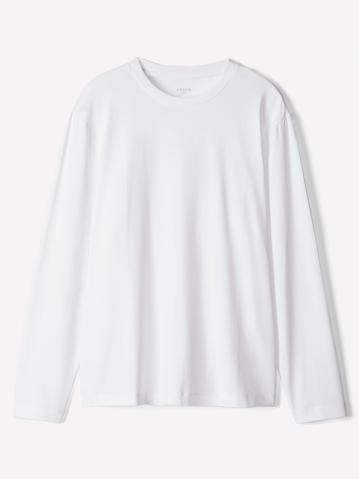 Long Sleeve Supima Cotton Crew Neck Shirt