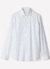 Slim Fit Cotton Blend Shirt with Floral Pattern