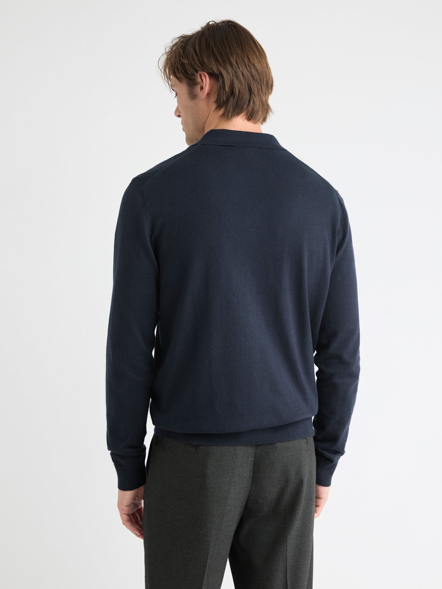 Pull à Manches Longues avec Col Johnny