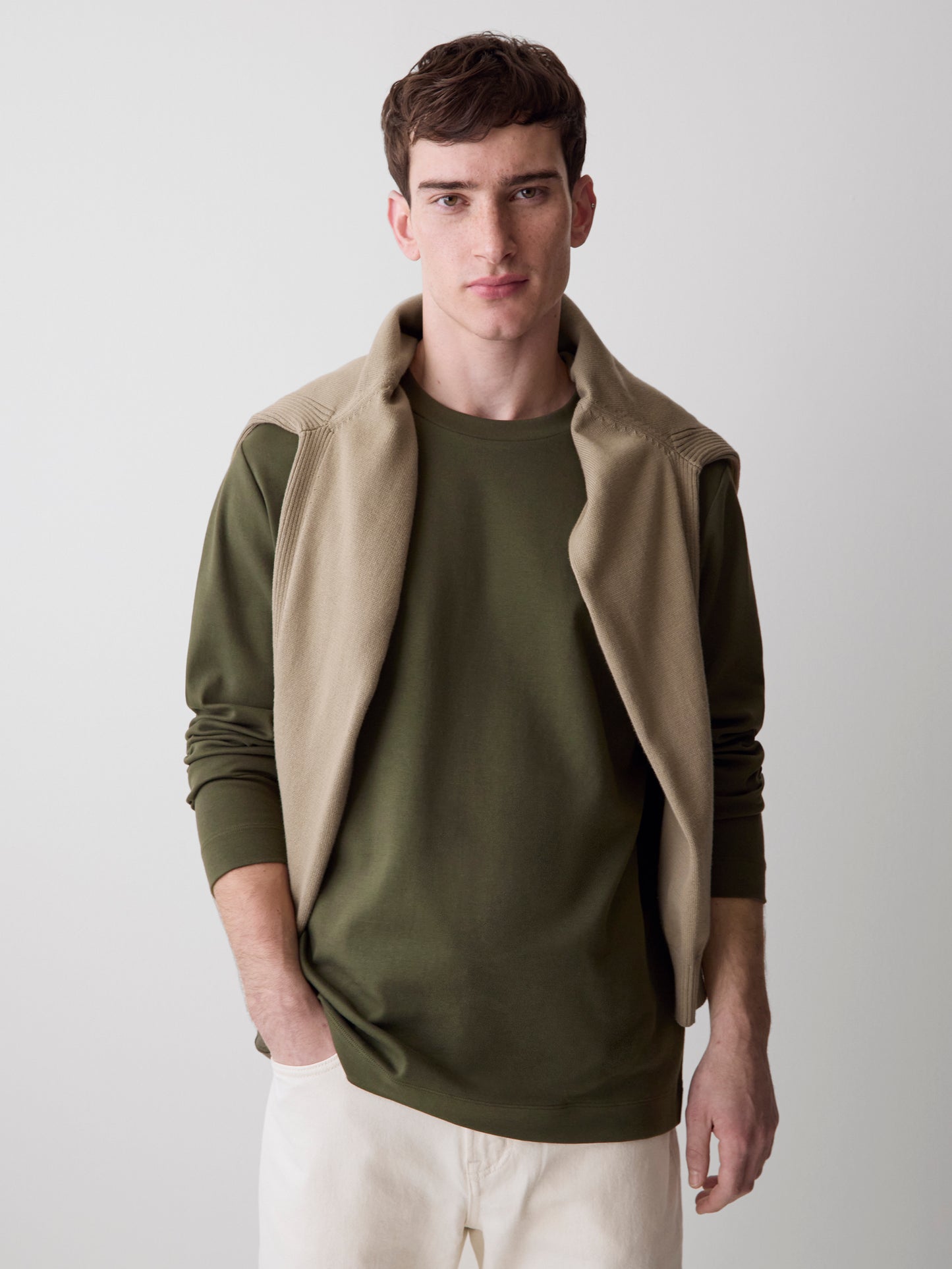 Long-Sleeve Crew-Neck Tee