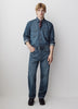 Straight Fit Denim Pant Cotton Blend