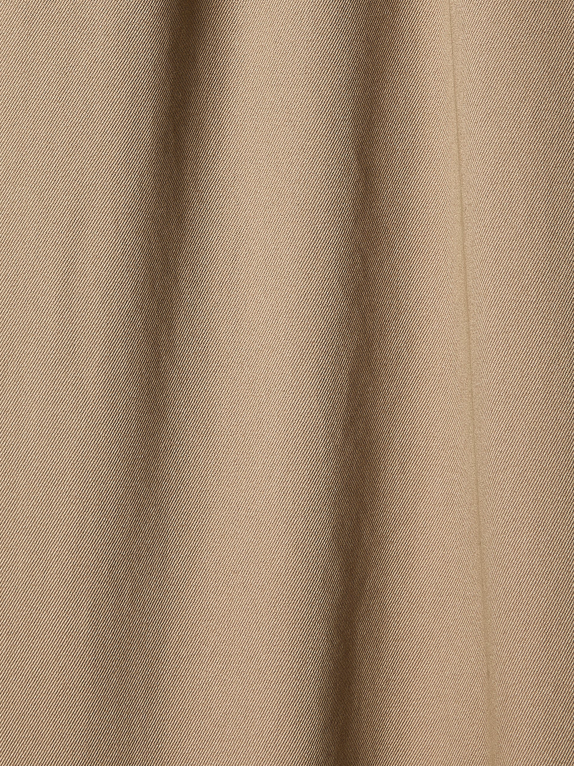 Woven Loose Fit Pleated Cotton Pants