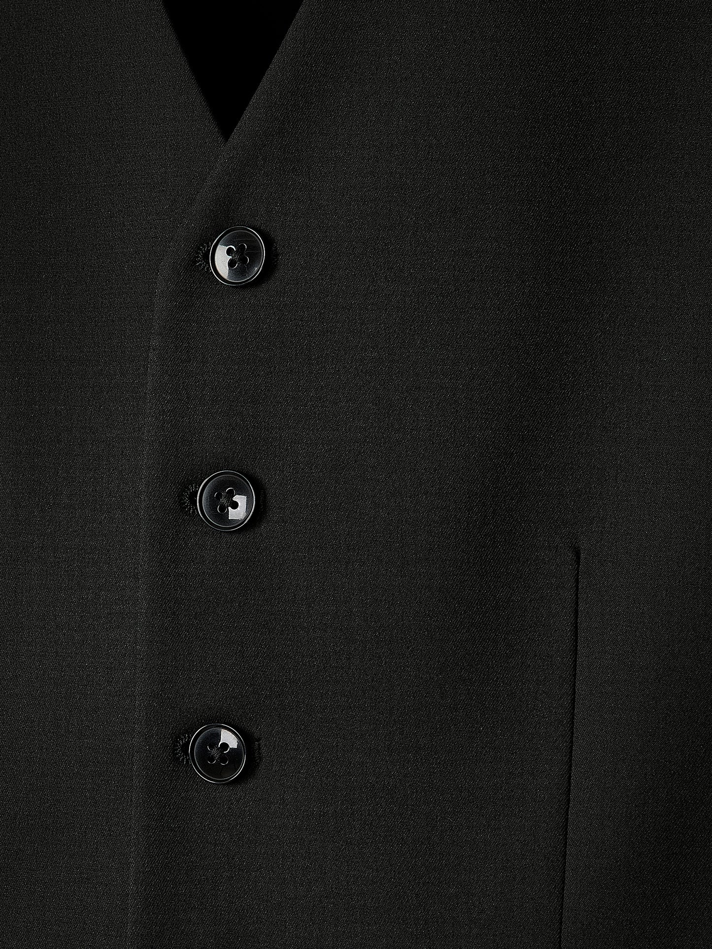 Black Suit Vest
