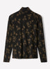 Long-Sleeve Mock-Neck Top