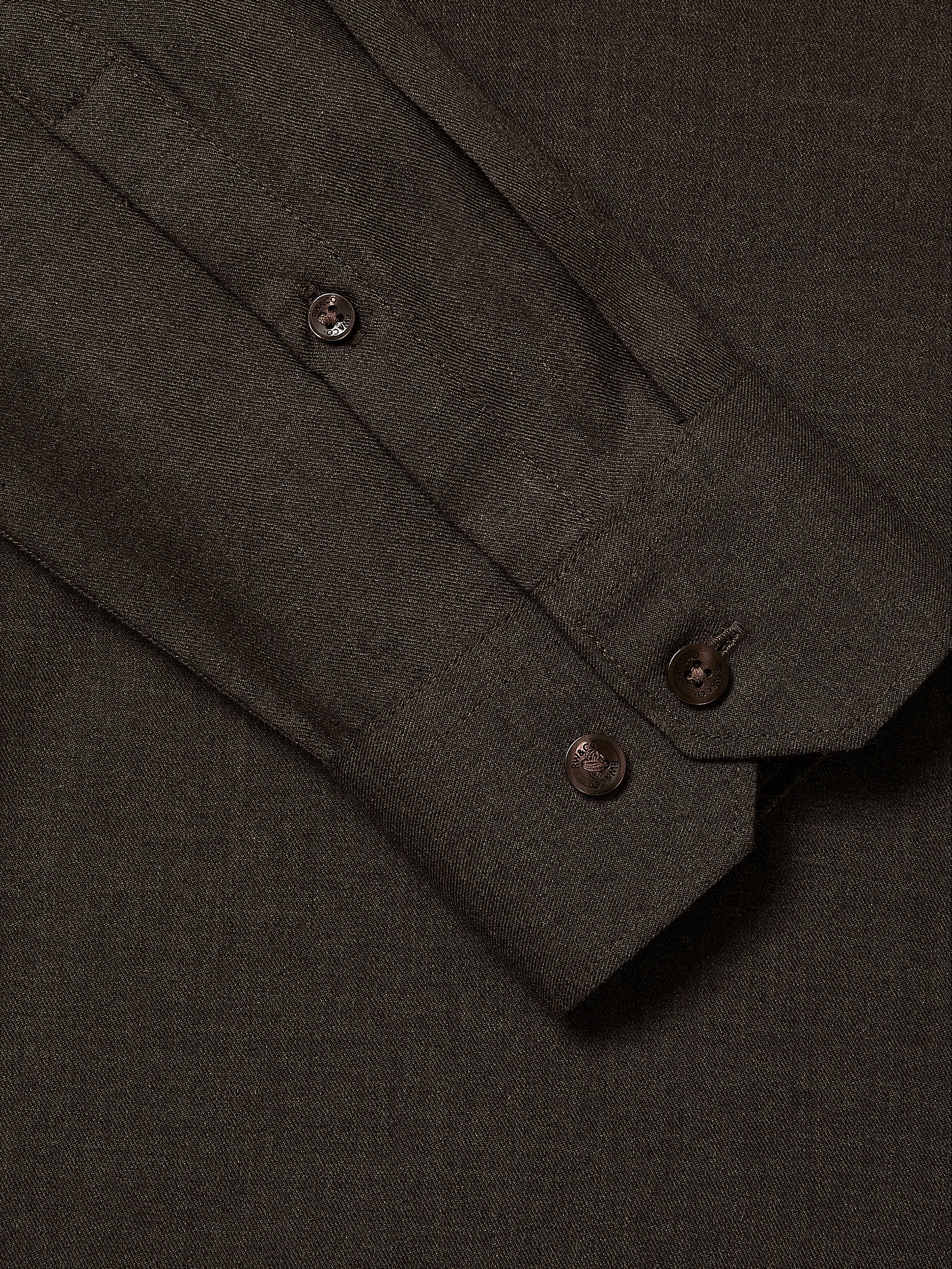 Tailored Lyocell Shirt with Stand-Up Collar