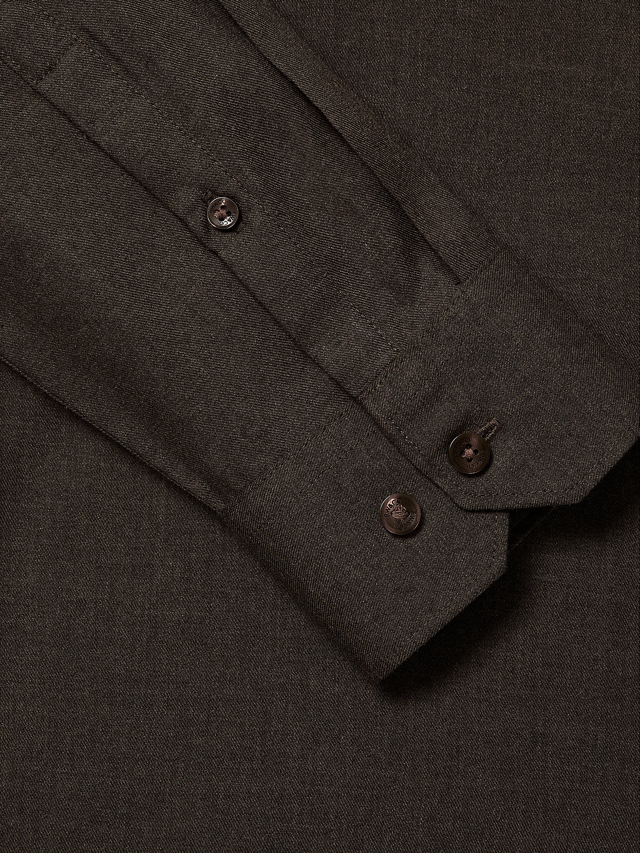 Tailored Lyocell Shirt with Stand-Up Collar