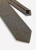Wool-Effect Taupe Regular Tie