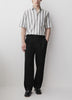 Loose Straight-Leg Pleated Chino Pant