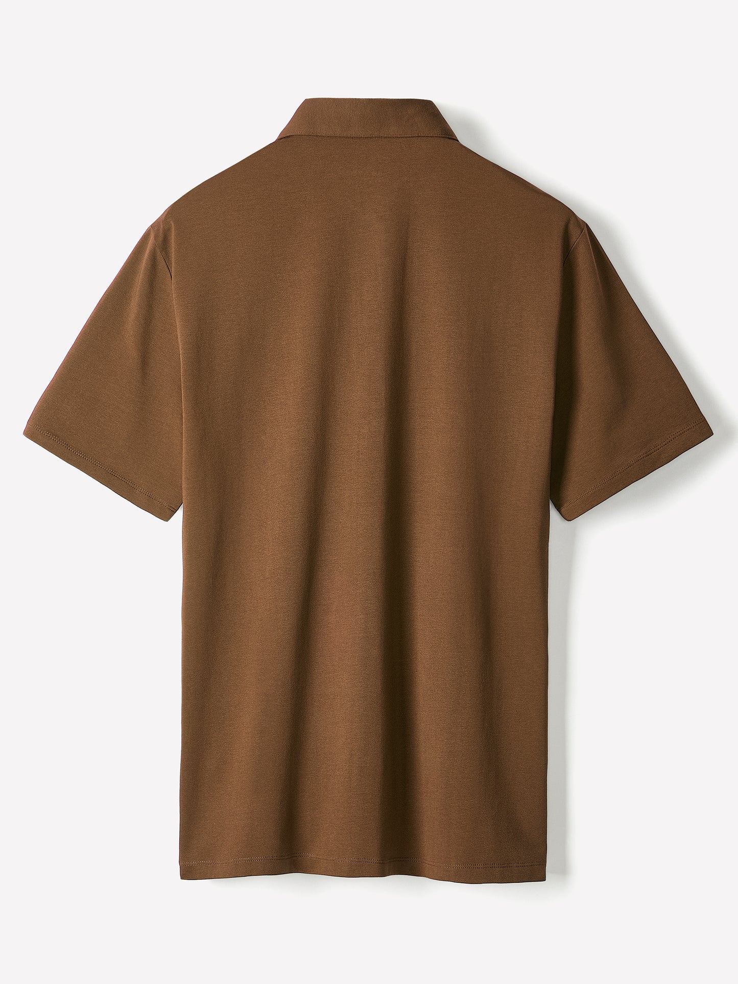 Men's Knit Tailored Collar Polo Shirt Supima Cotton