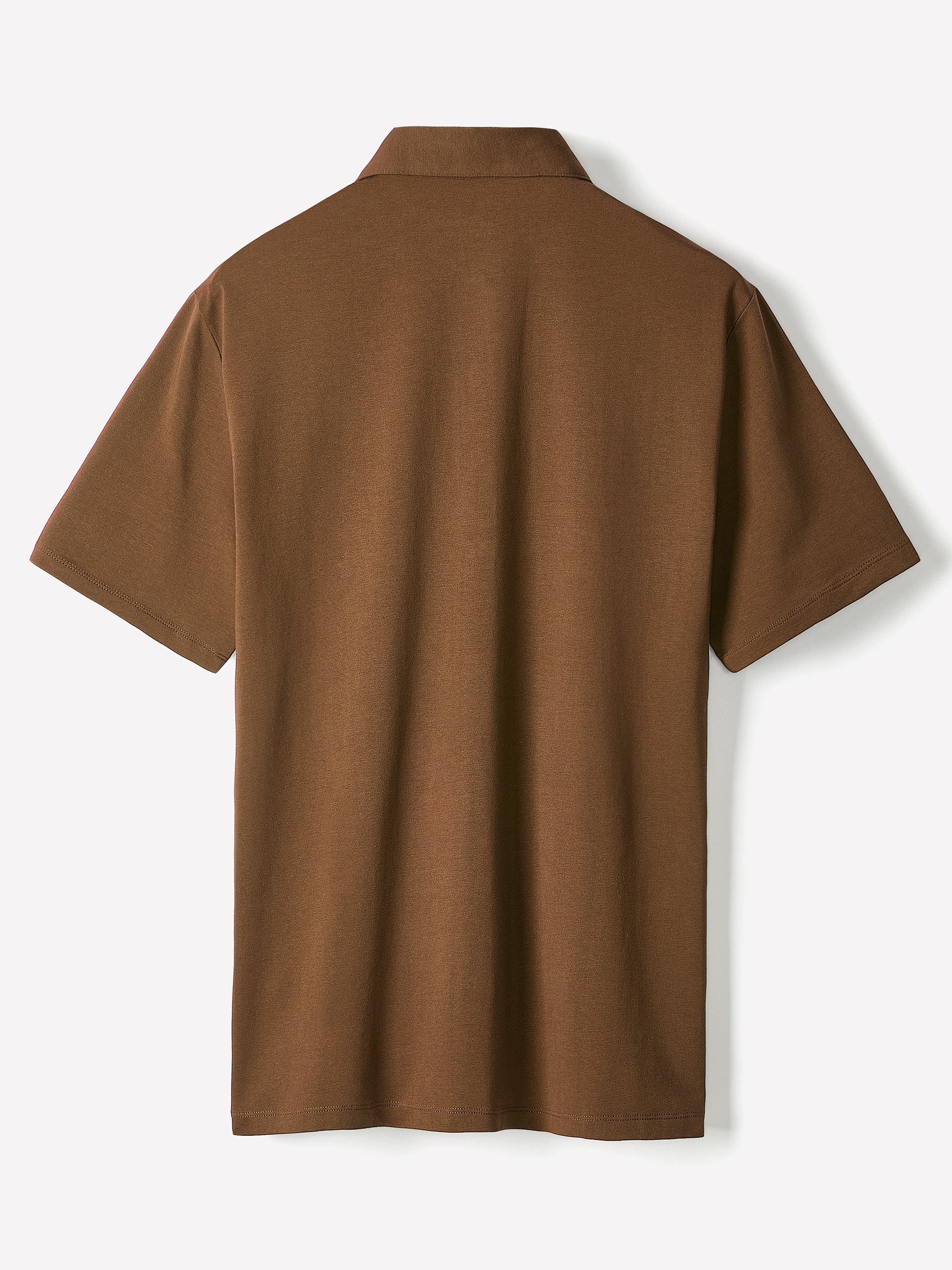 Men's Knit Tailored Collar Polo Shirt Supima Cotton