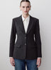 Woven Stretch Hourglass Blazer Two Button
