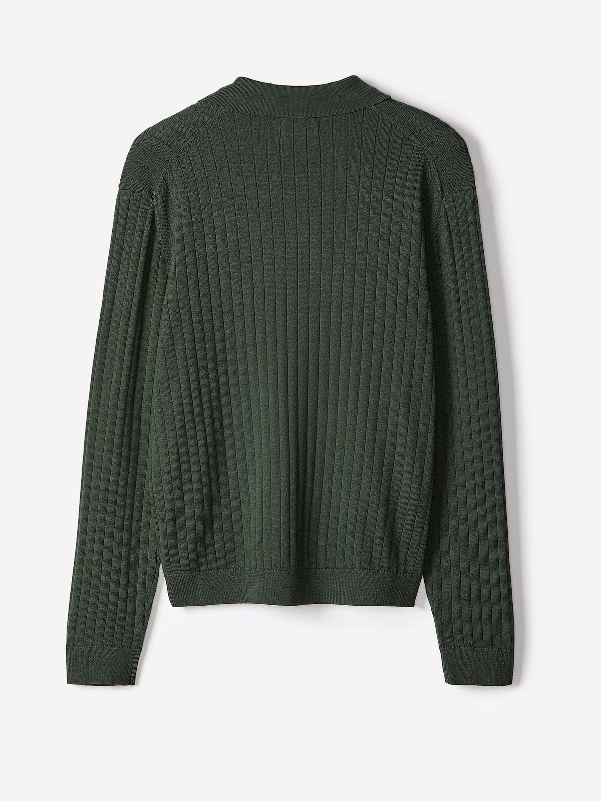 Long-Sleeve Sweater with Johnny Collar