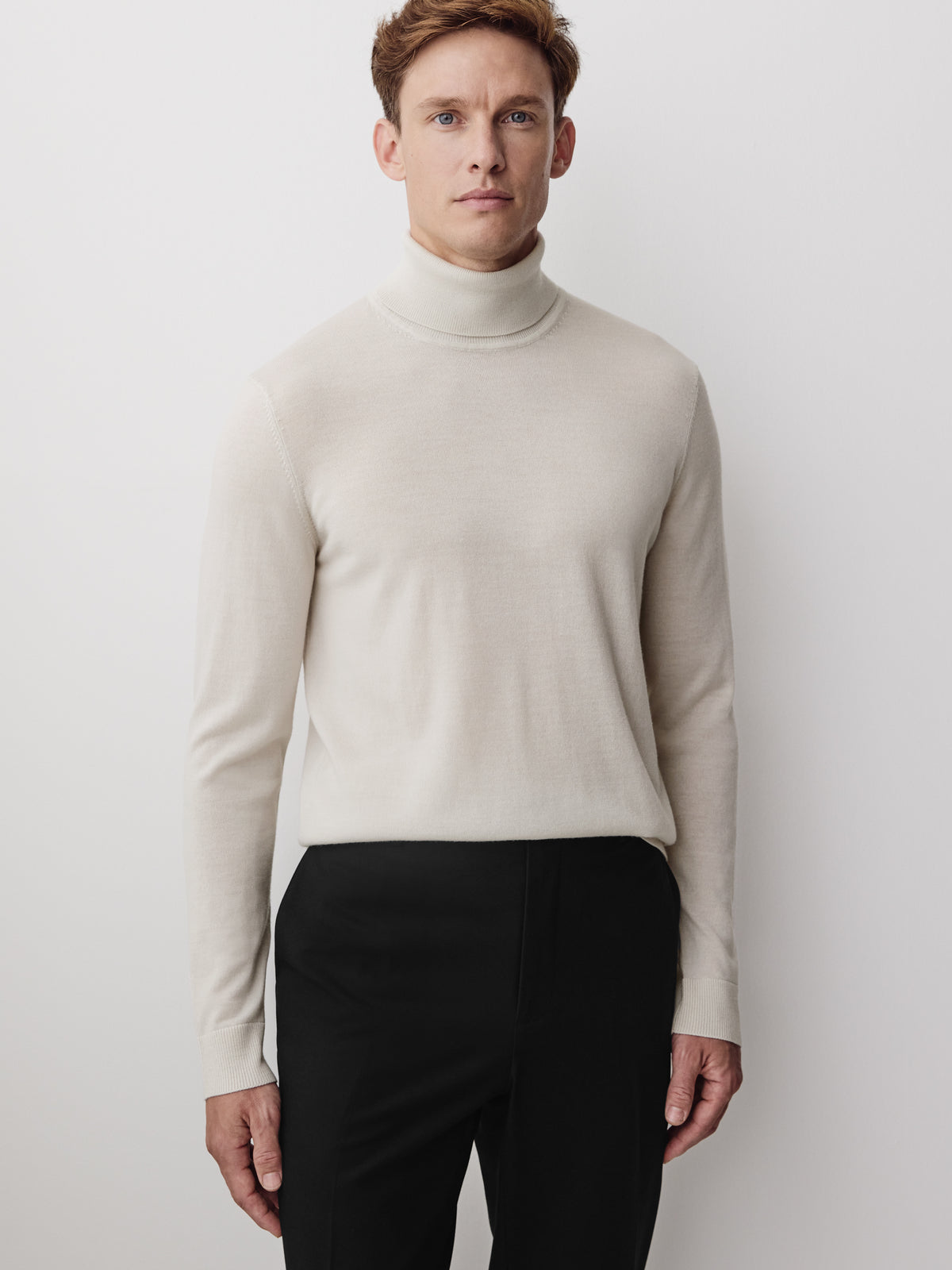 Merino-Wool Turtleneck Sweater