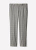 Slim-Fit Checkered Grey Suit Pant