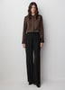 Woven Satin Long Sleeve Shirt