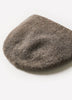 Ribbed Wool Blend Beanie Hat