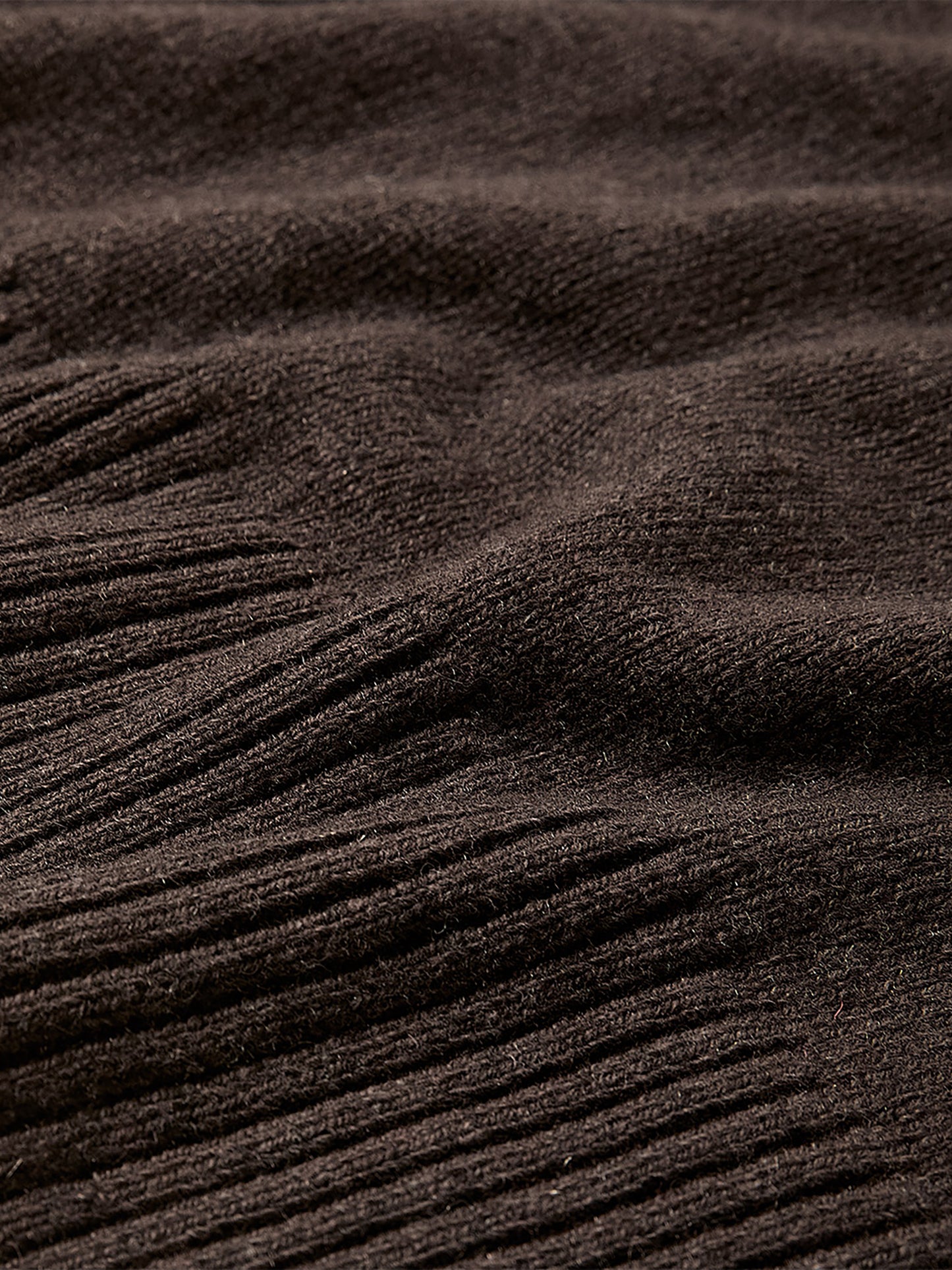 Long-Sleeve V-Neck Merino-Blend Sweater