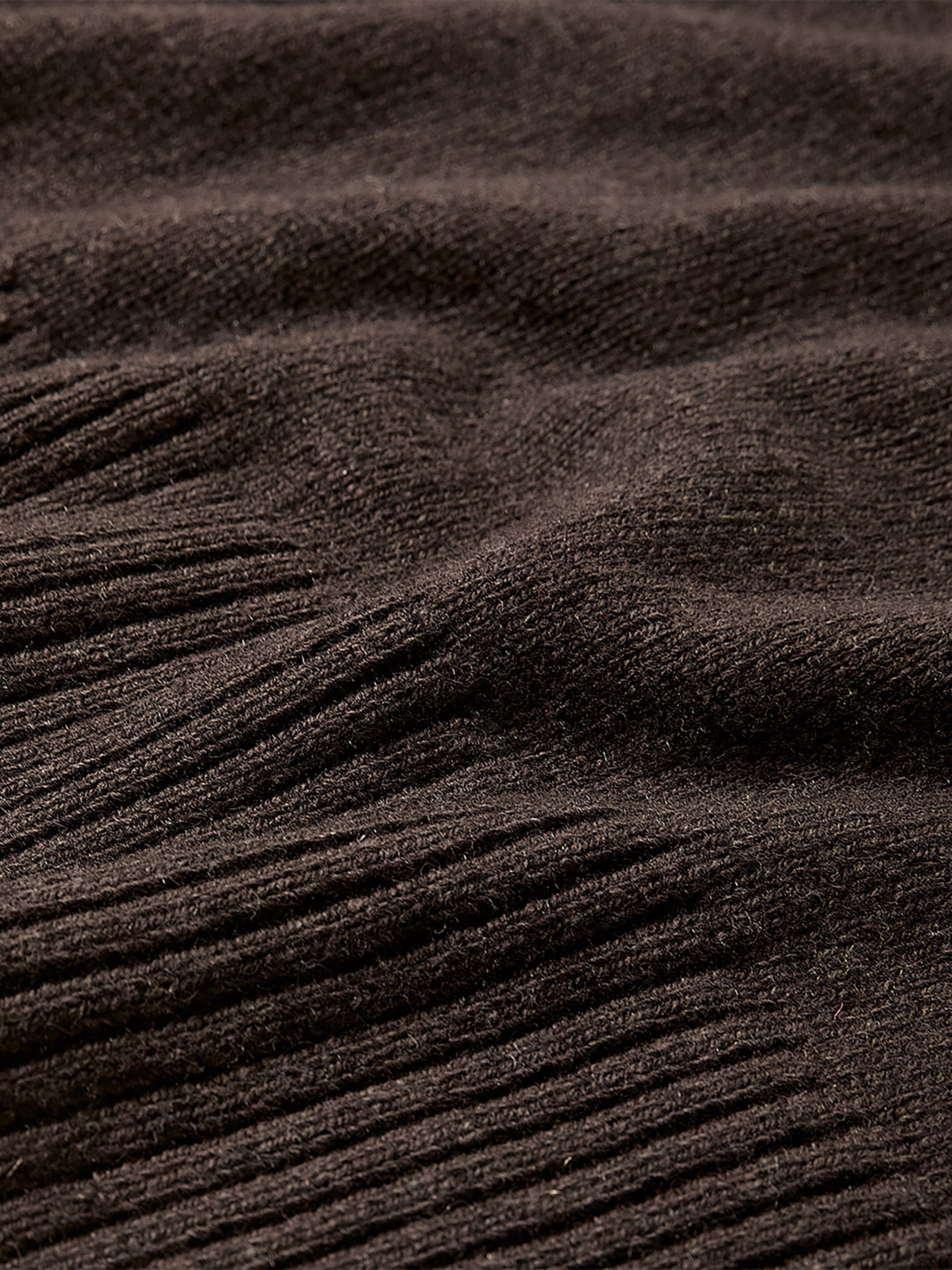 Long-Sleeve V-Neck Merino-Blend Sweater