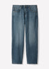 Straight Fit Denim Pant Cotton Blend