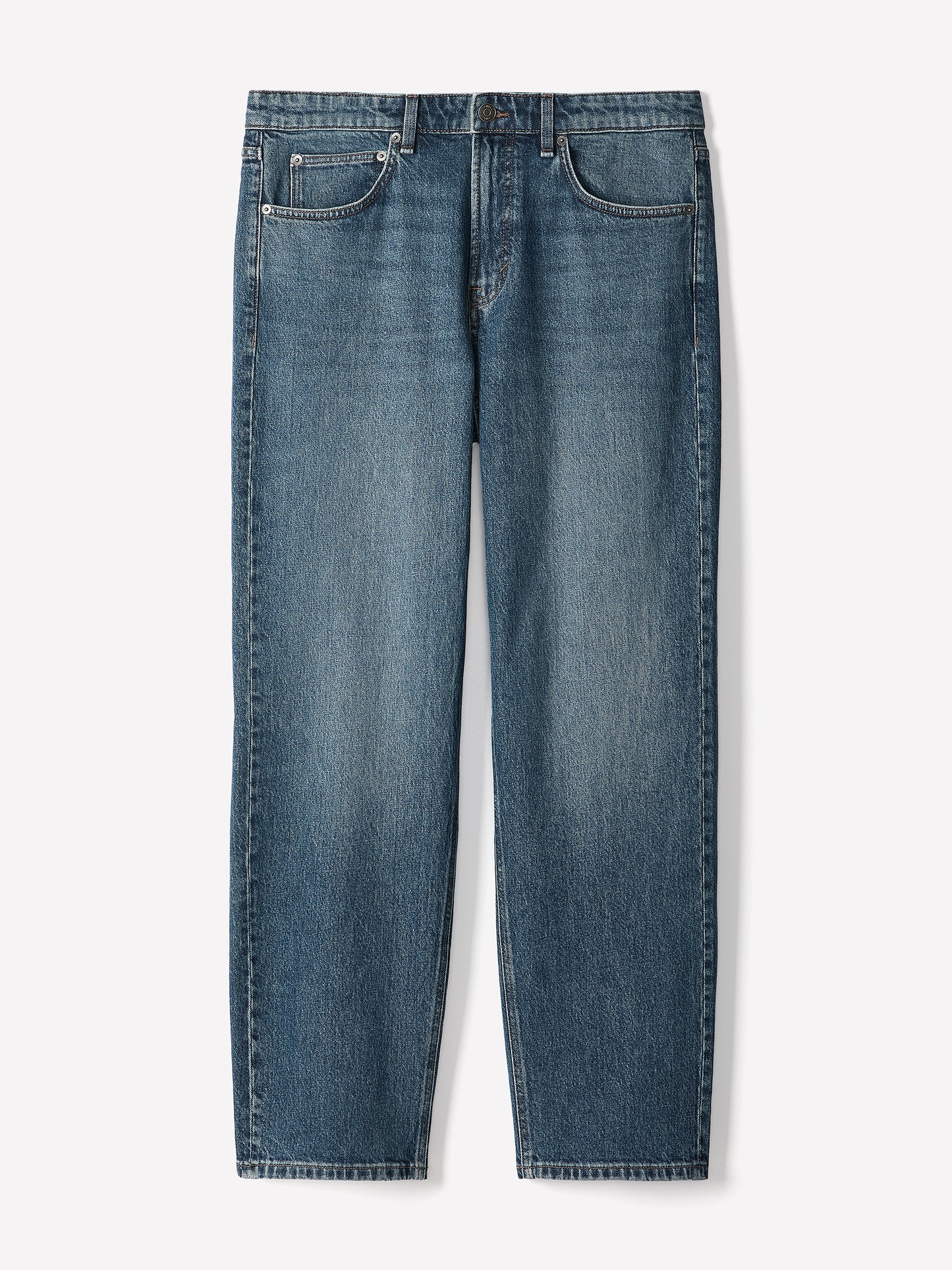 Straight Fit Denim Pant Cotton Blend