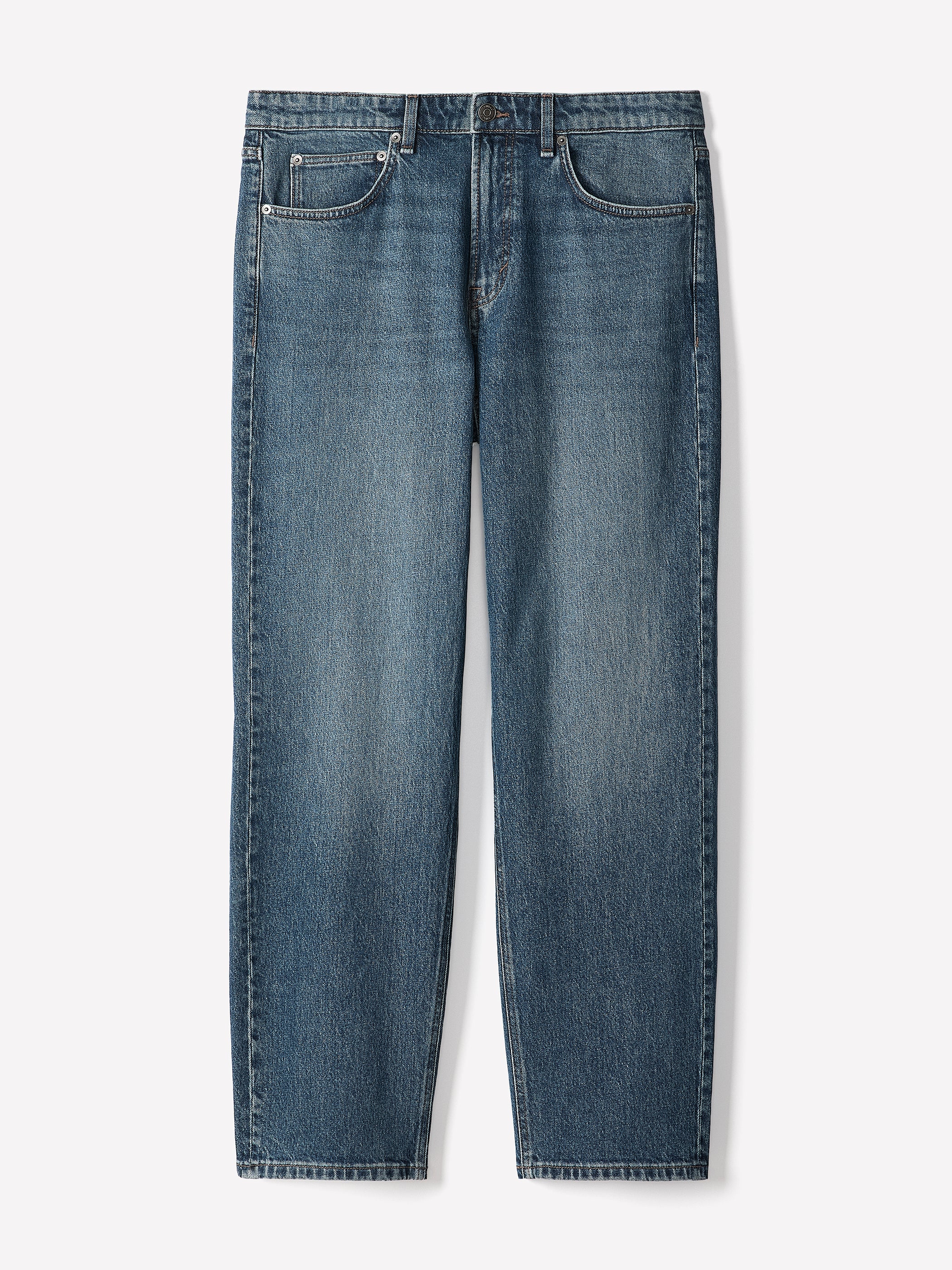 Straight Fit Denim Pant Cotton Blend