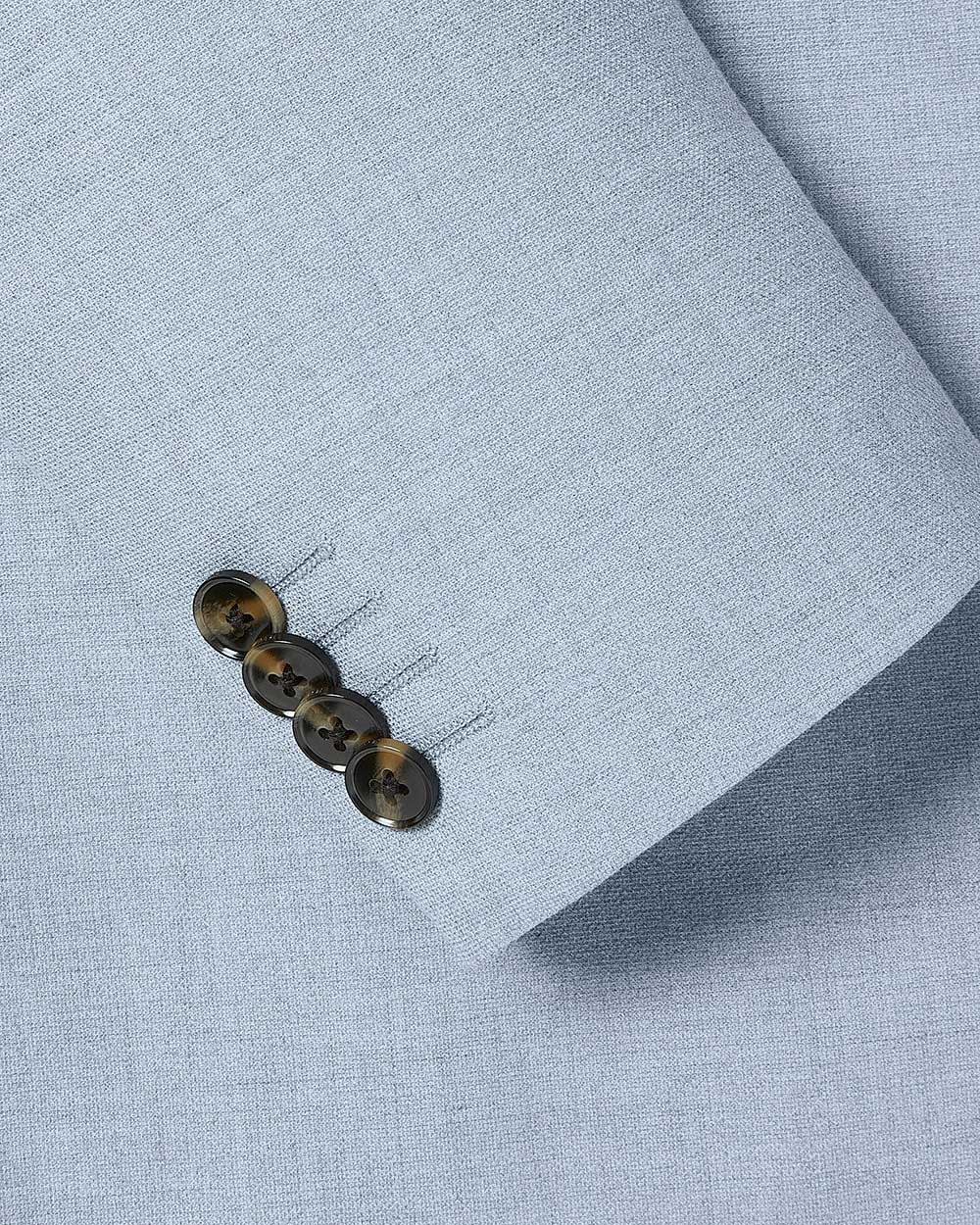 Veston de Complet à Coupe Étroite en Tissu Technique