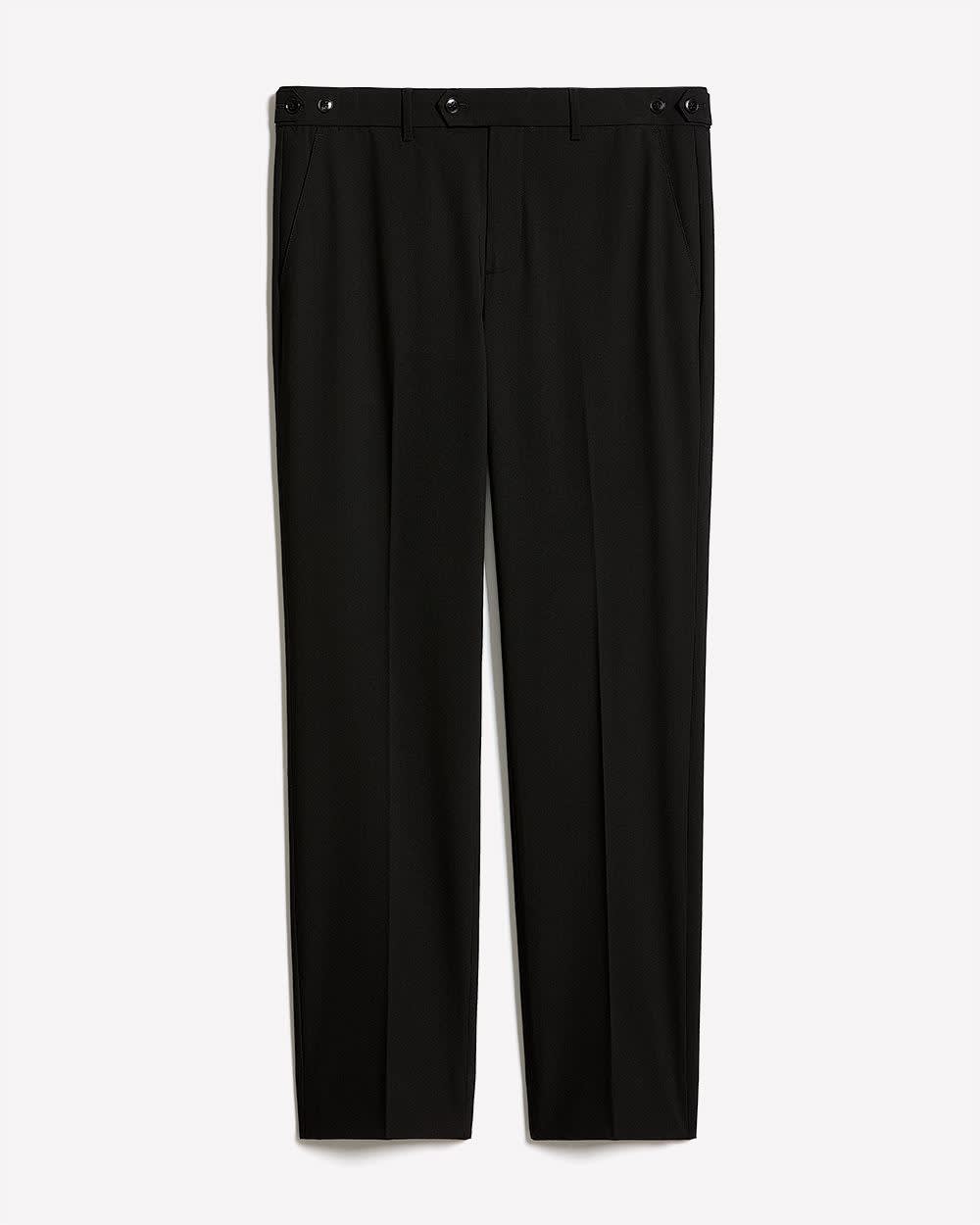 Pantalon Noir Essentiel à Coupe Ajustée