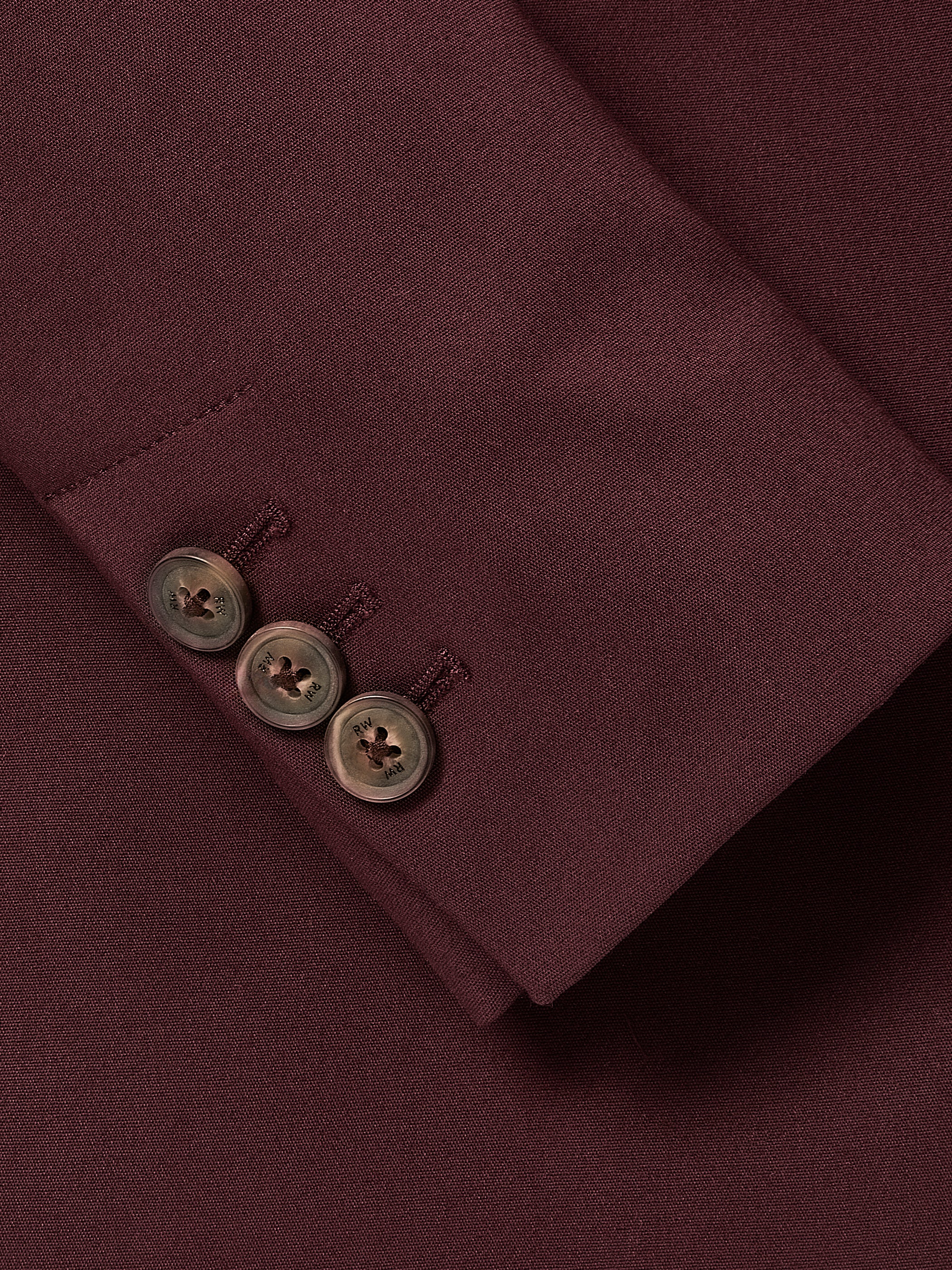 One-Button Fitted Blazer