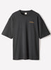 Oversized Short-Sleeve Crew-Neck Tee with Print