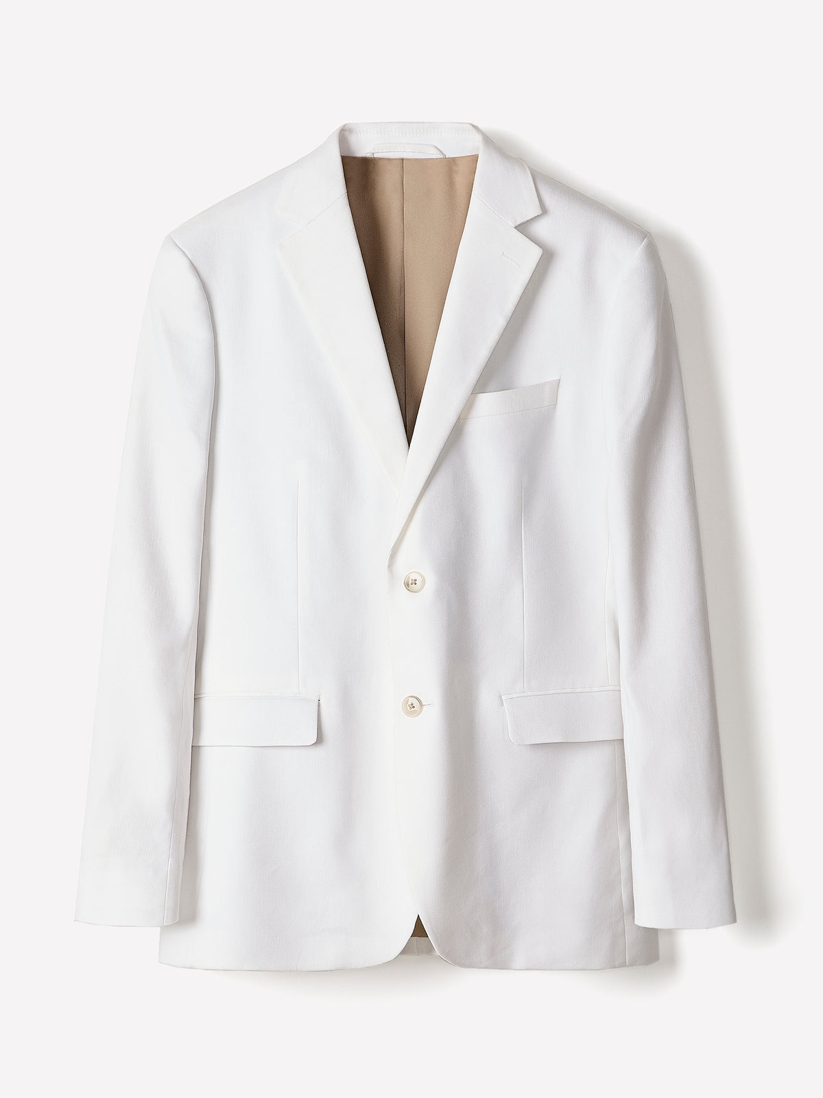 Tailored-Fit Linen Suit Blazer