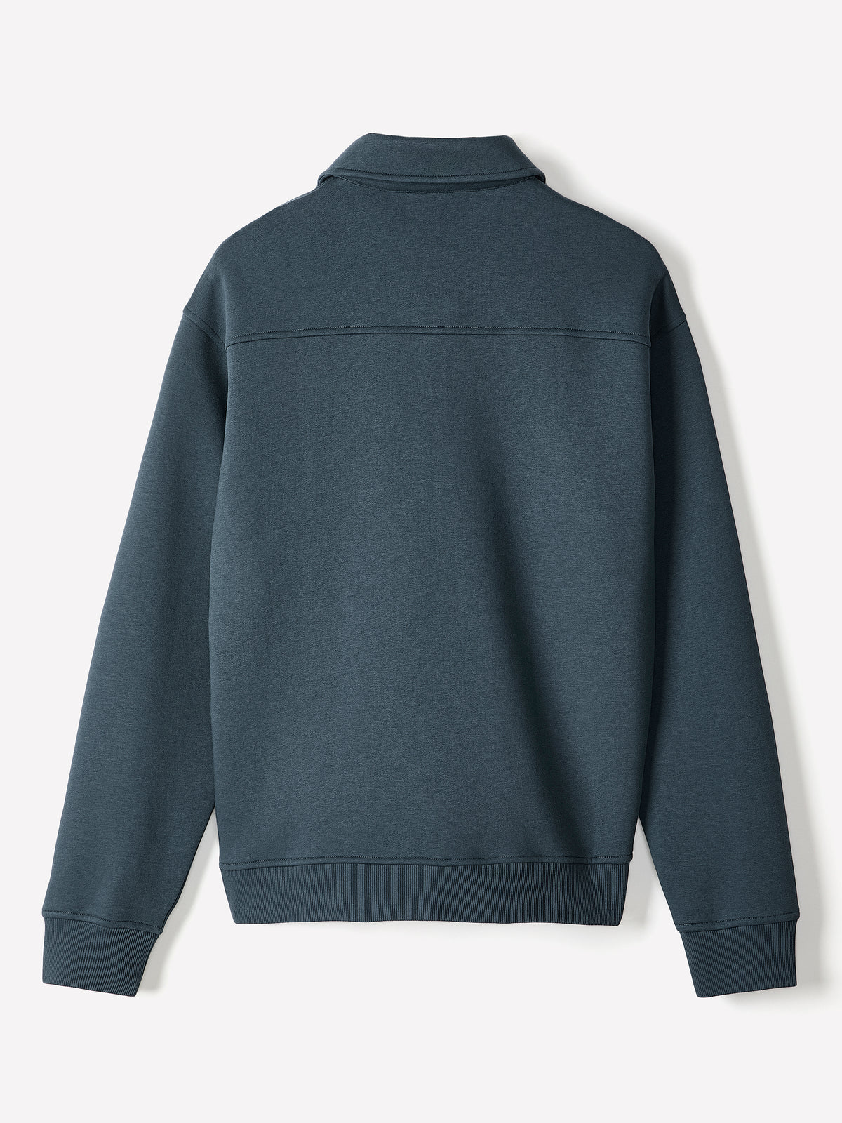 Long-Sleeve Half-Zip Polo Sweater