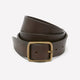 Leather Belt with Heritage-Brass Buckle