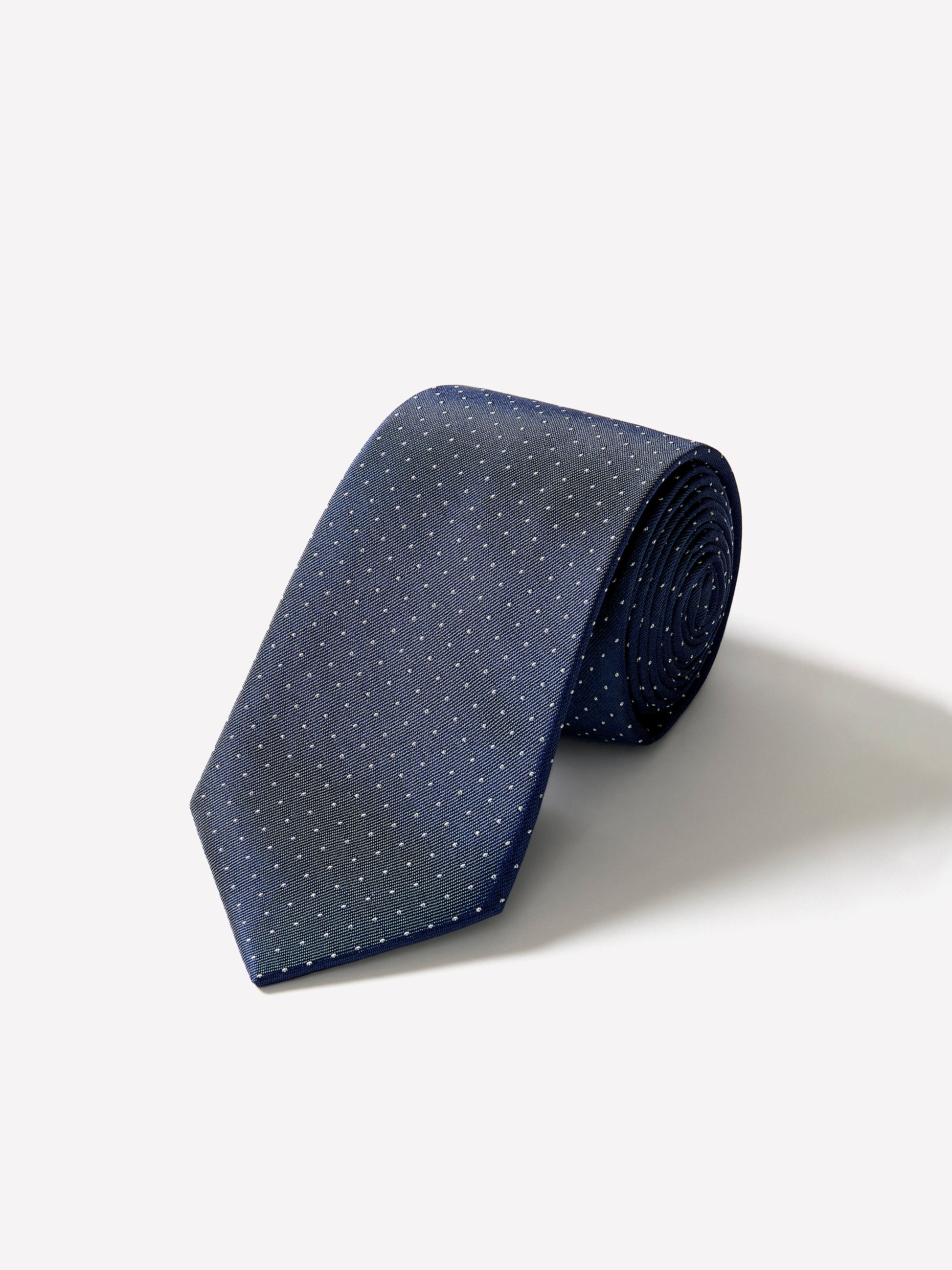 Woven Silk Men's Tie Micro Dots