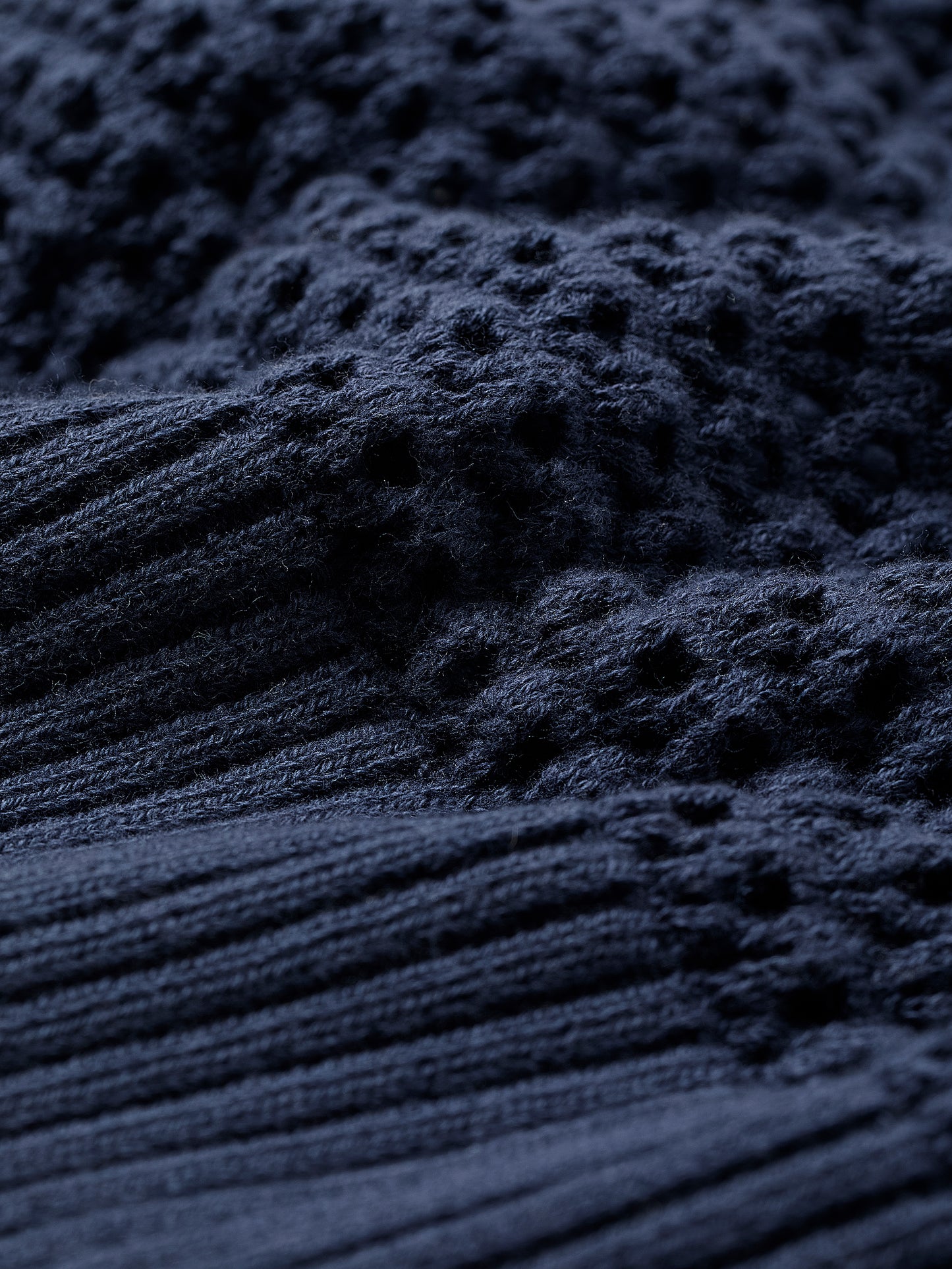 Long-Sleeve Open-Stitch Cardigan