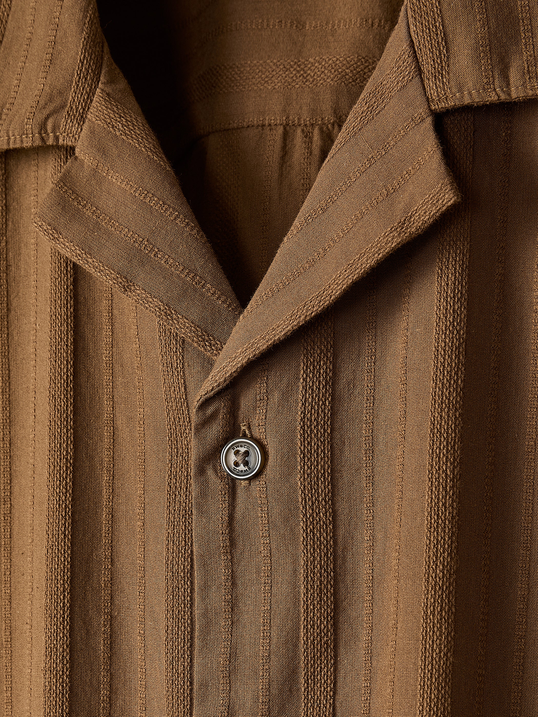 Short-Sleeve Shirt with Camp Collar