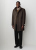 Wool Blend Funnel Topcoat