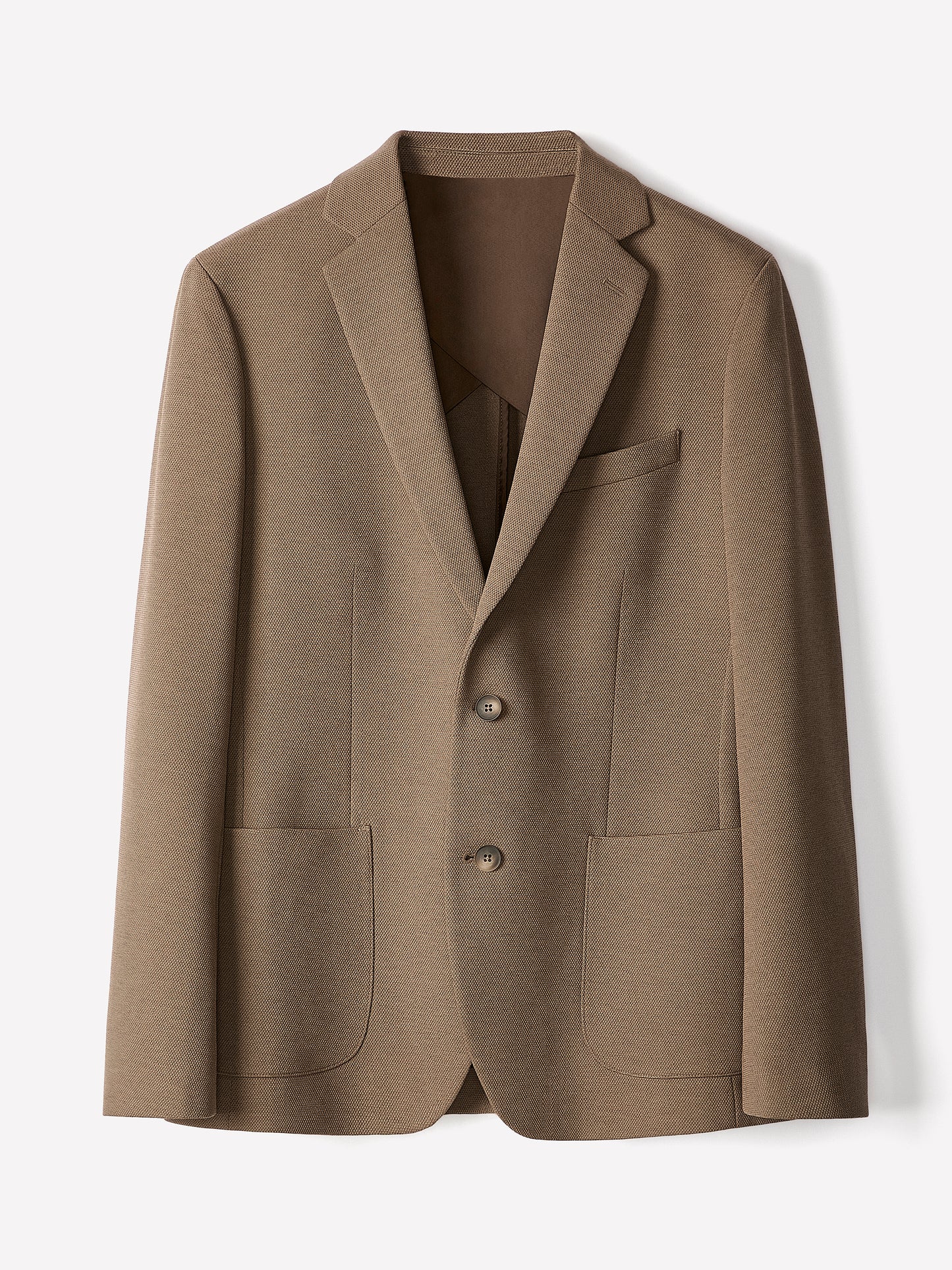 Slim Fit Knit Blazer