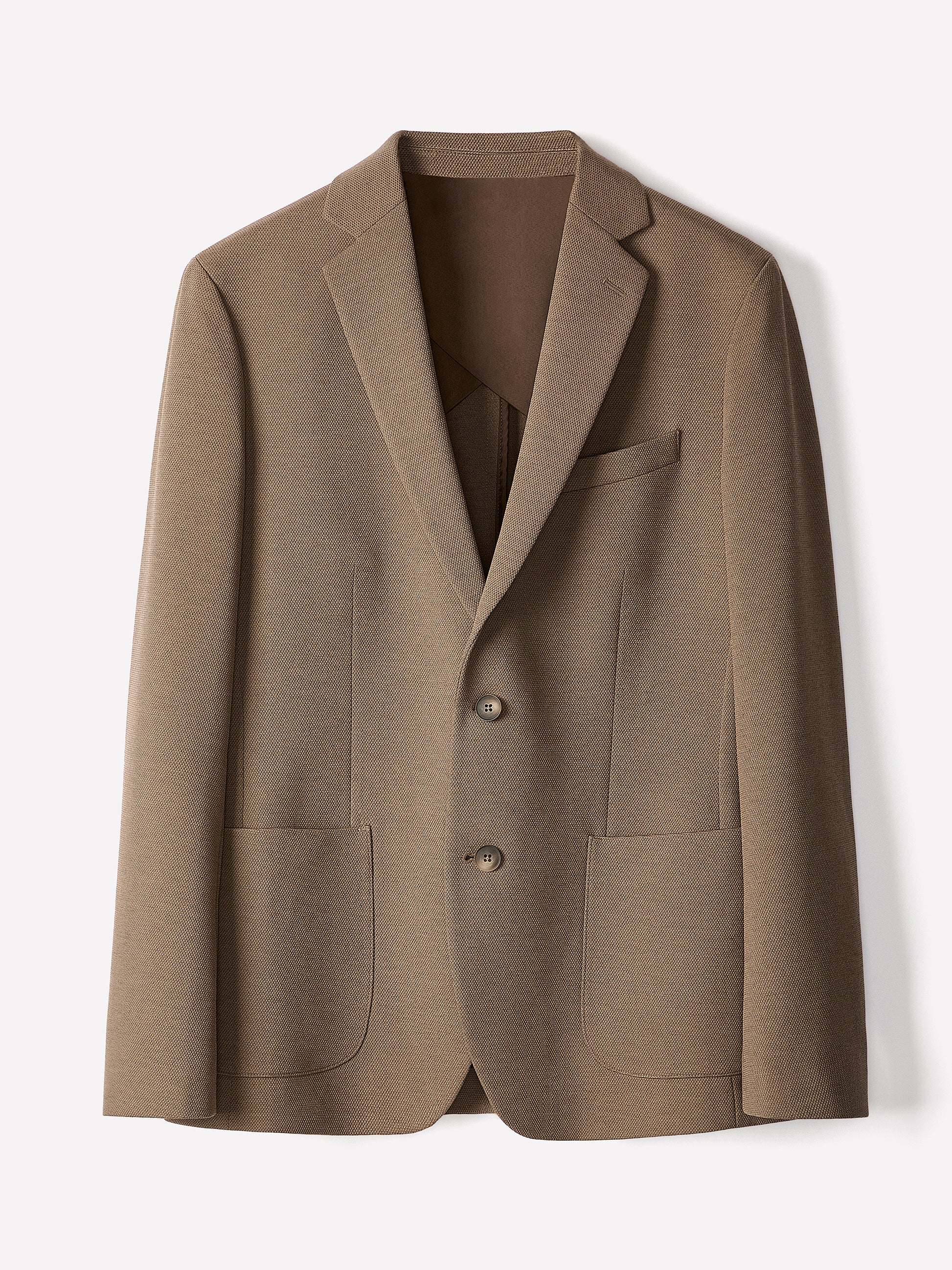 Slim Fit Knit Blazer