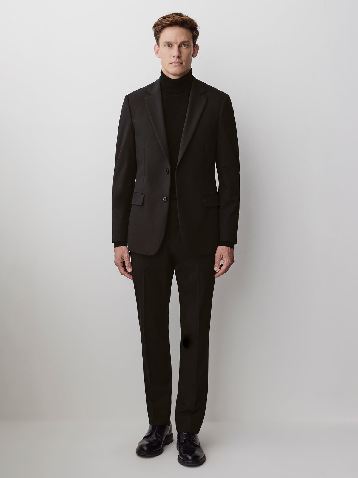 Black Slim Fit E-Tech Blazer