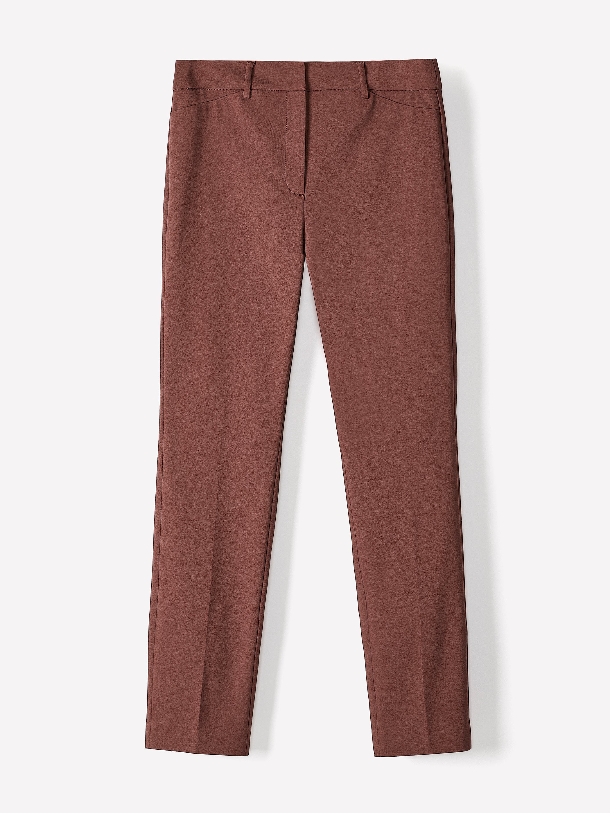 Pantalon Indispensable Signature à Jambe Étroite et Taille Mi-Haute