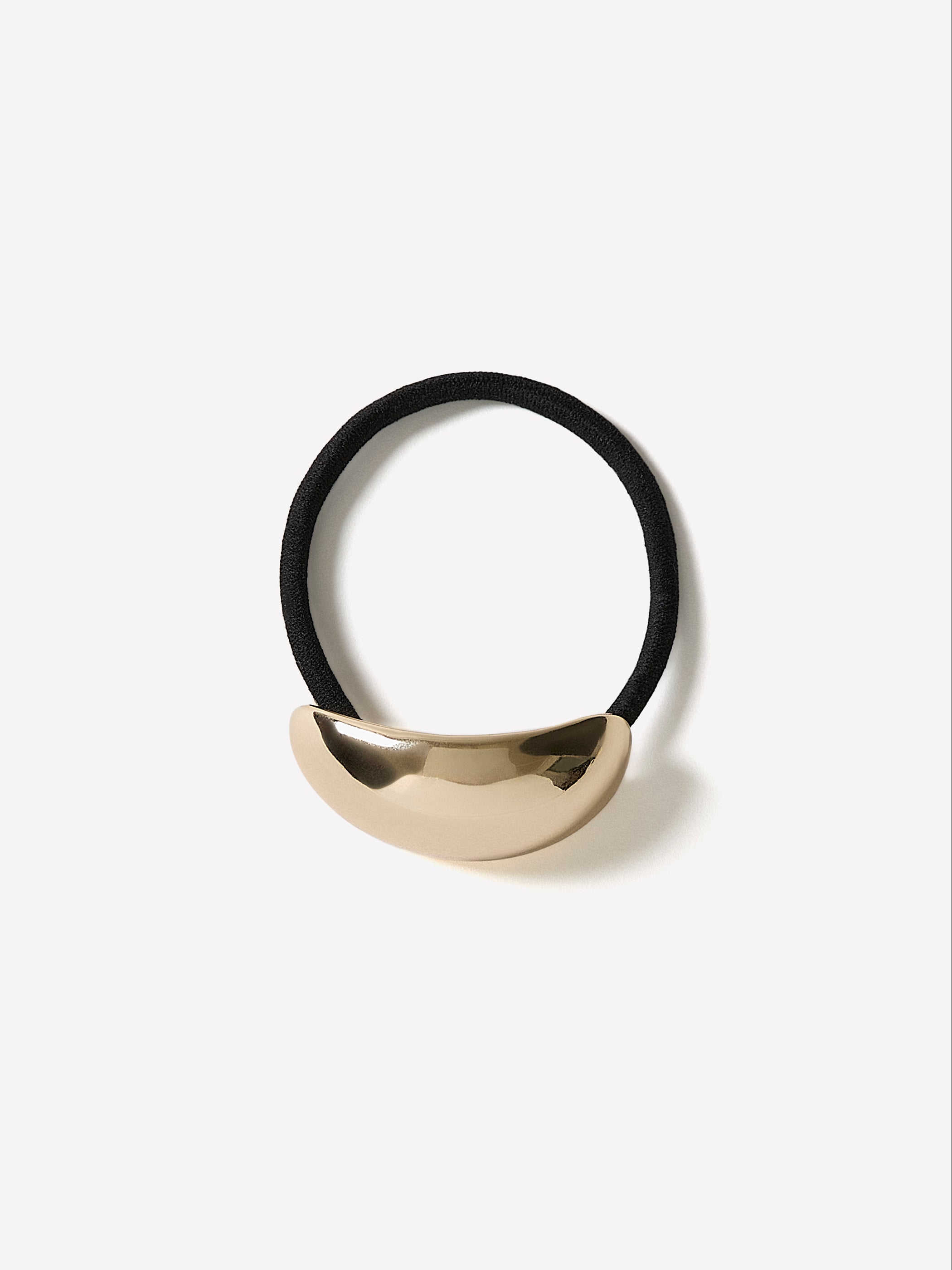 Hair Elastic with Metal Dome