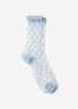 Crew Socks Sheer Knit Blend