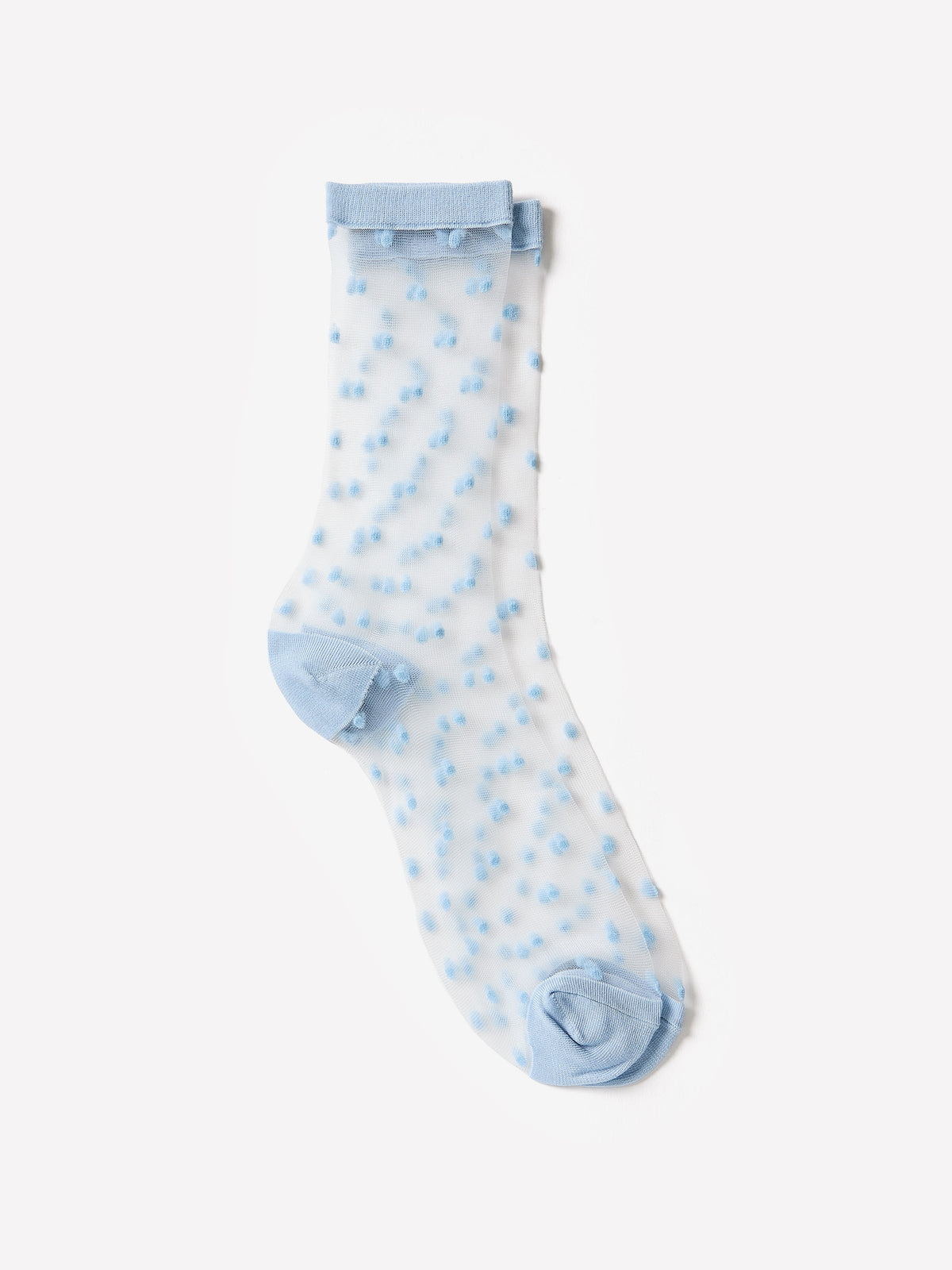 Crew Socks Sheer Knit Blend