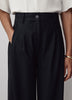 Ultra Wide Leg High Rise Stretch Woven Pant