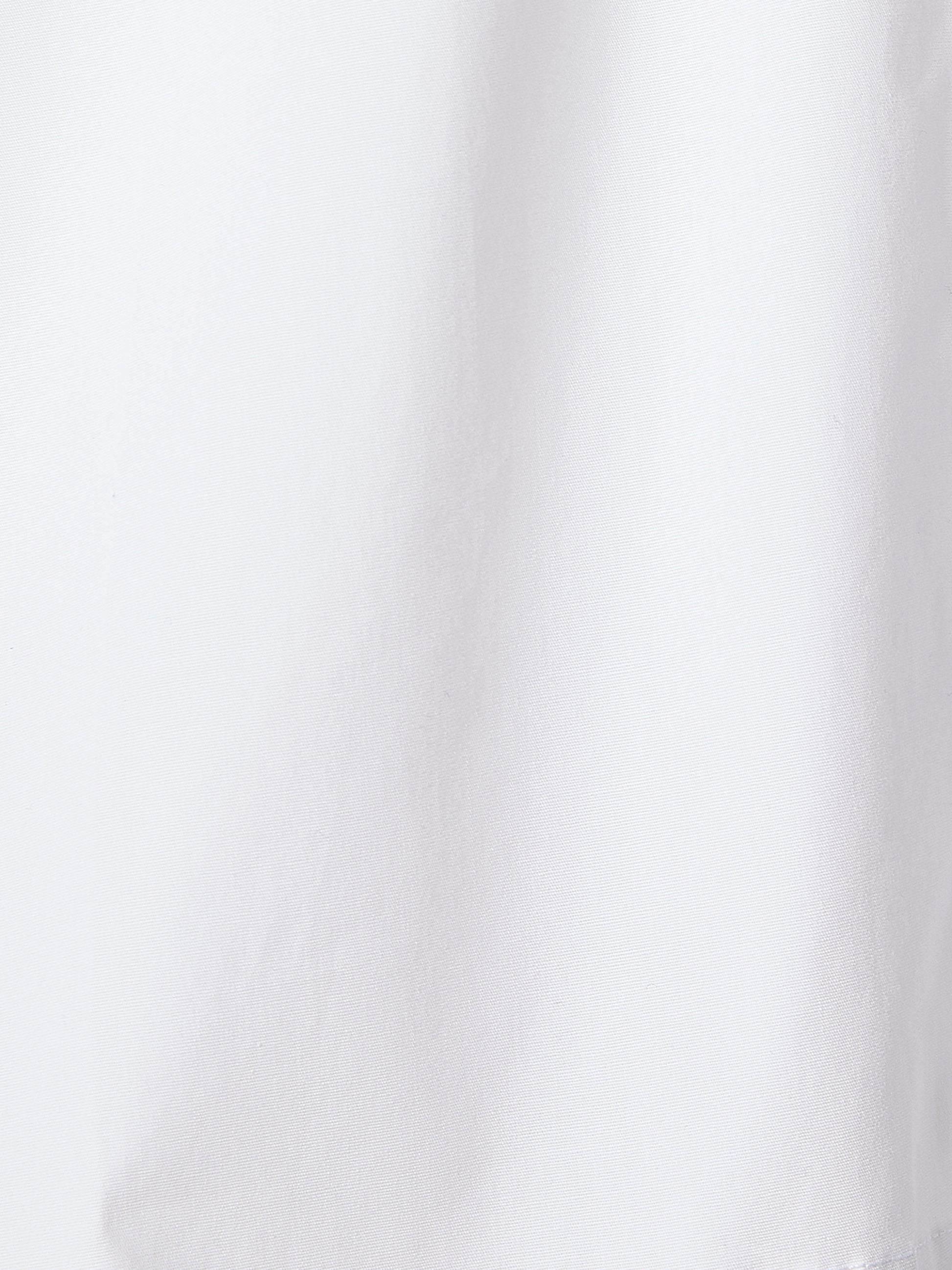 Woven Cotton Blend Balloon Sleeve Blouse