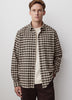 Woven Tailored Collar Shirt, Textured Check, 100% Cotton